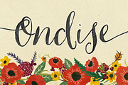Ondise, a Script Font by Magpie Paper Works (Thumbnail 1 of 5)