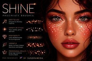 Shine Glitter Brushes for Procreate