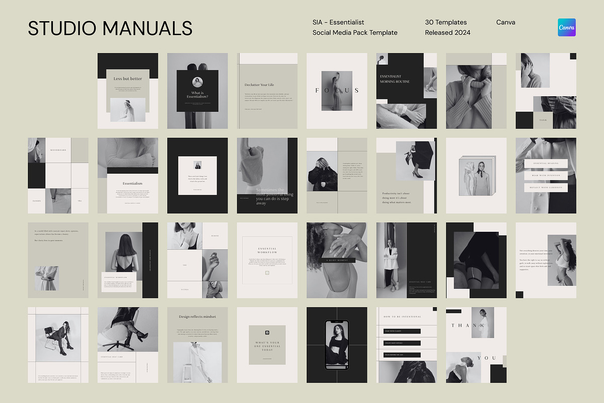 SIA – Essentialist Social Media Pack, a Social Media Template by Studio Manuals (Photo 8 of 8)