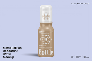 Roll-on Deodorant Bottle Mockup, a Packaging Mockup by Unerispace