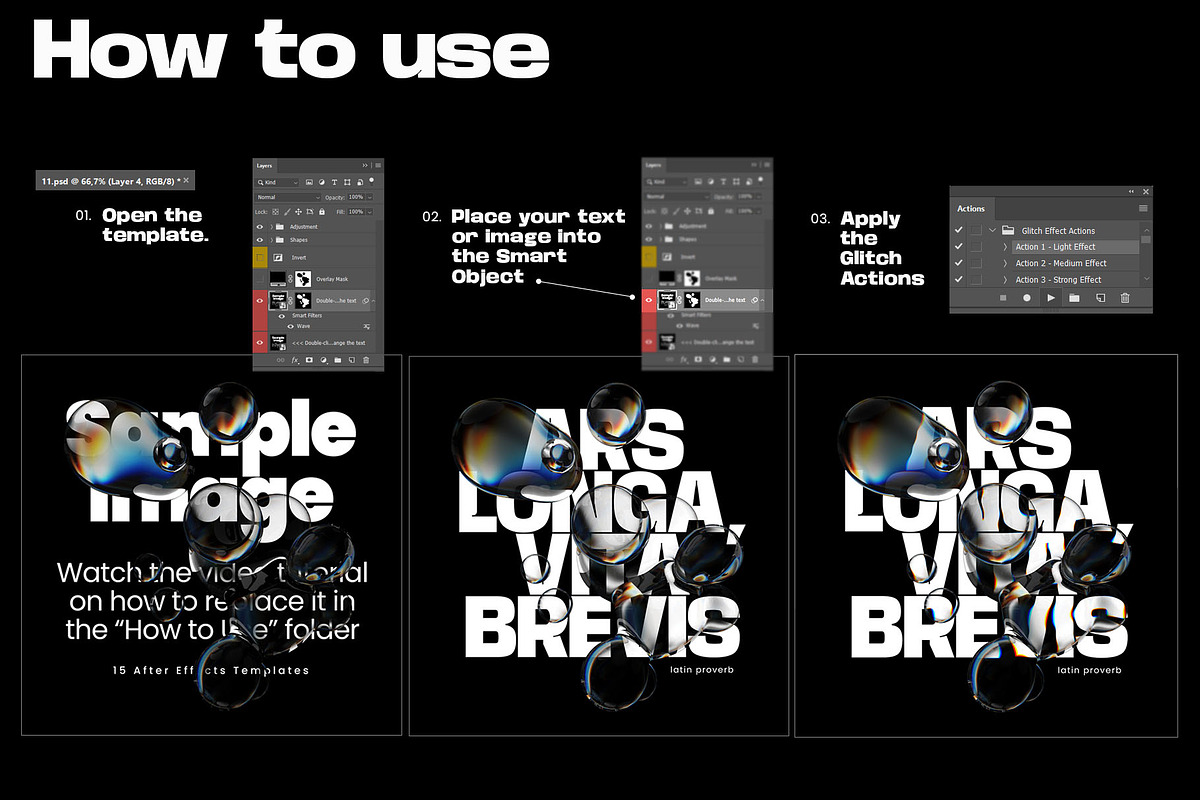 Bubble Photoshop Templates, a Graphic by Inartflow (Photo 4 of 10)