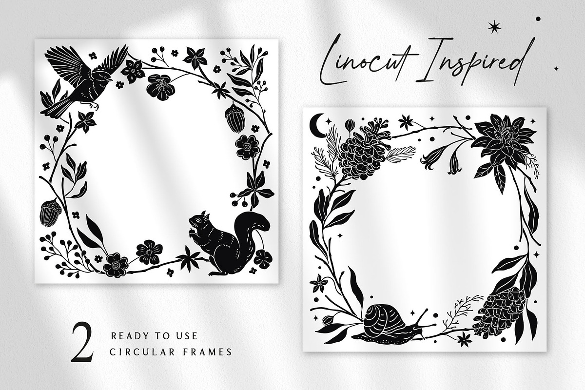 Monochrome Magic 4 in 1 Bundle, a Decorative Illustration by rouxsupplyco (Photo 5 of 27)