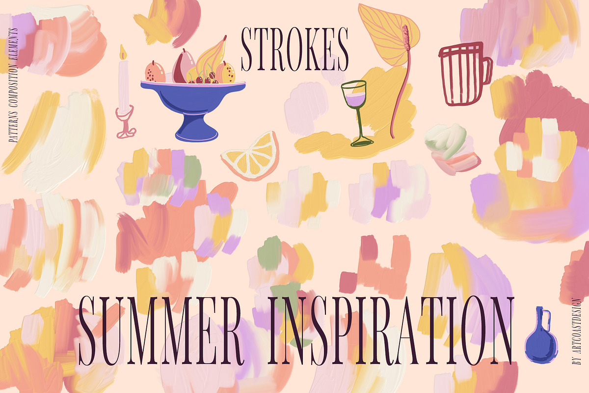 Acrylic Summer Inspiration, a Pattern Graphic by nadispasibenko (Photo 7 of 11)