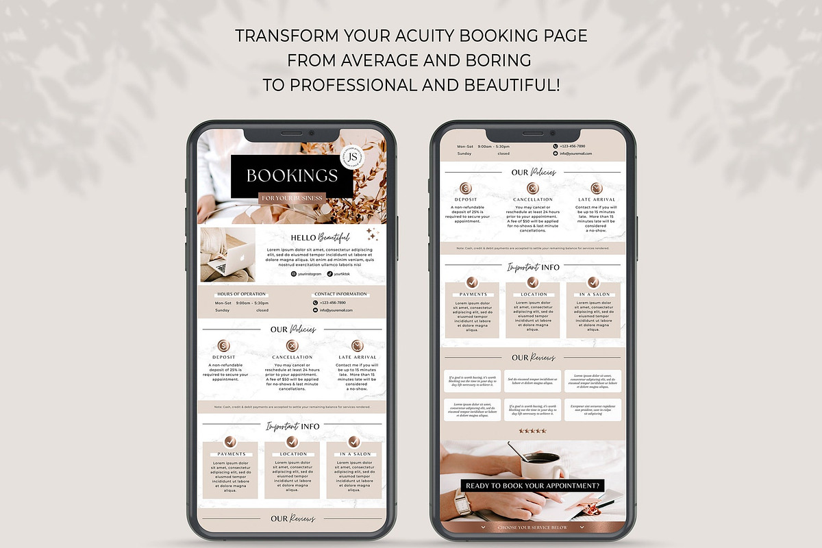 Acuity scheduling template, a Websites & App Template by SwitzerShop (Photo 2 of 6)