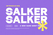 Salker - Modern Bold Sans Serif, a Sans Serif Font by Typeformers (Thumbnail 1 of 5)