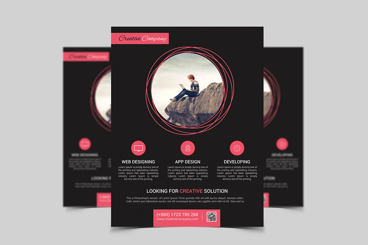 App Design Agency  Flyer, a Business Card Template by ideaz_sabbir (Photo 2 of 6)