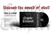Blackmire-Dark Gothic Blackletter, a Blackletter Font by Rochart (Thumbnail 4 of 12)