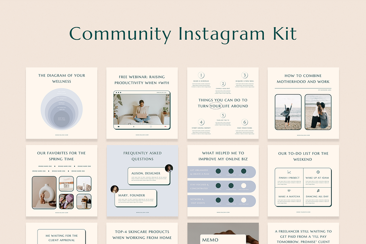 Community Leader Instagram Kit, a Social Media Template by Ralony (Photo 9 of 9)