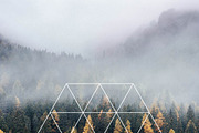 Hexagonal Masks, a Mask Mockup by VectorShop (Thumbnail 9 of 68)