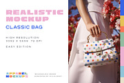 Classic bag realistic mockup, an Apparel Mockup by Apparel Mockups (Thumbnail 1 of 3)
