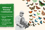 Vintage Collage Creator 1000+ Images, an Object Graphic by Collage Supply Co (Thumbnail 3 of 21)