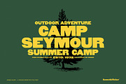 Grand Island - A Woodtype Font, a Sans Serif Font by Komet & Flicker (Thumbnail 8 of 15)