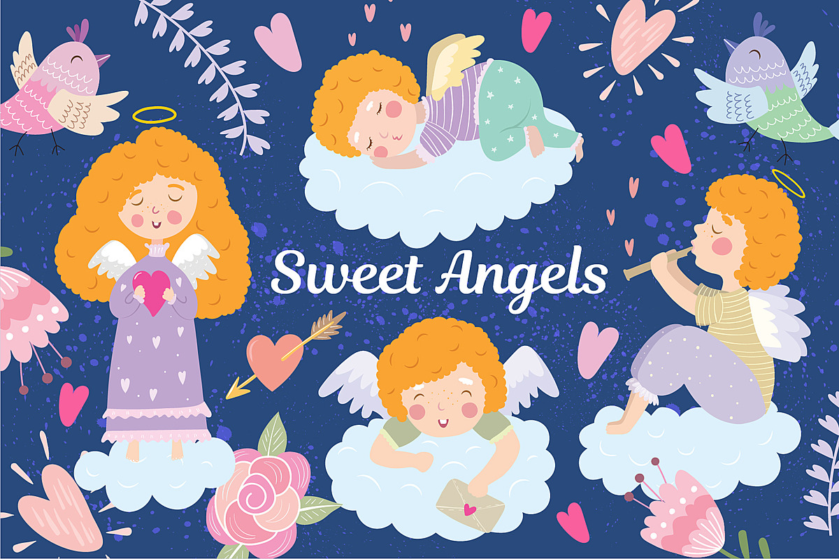 Sweet angels collection, a Graphic by natamastery (Photo 1 of 5)