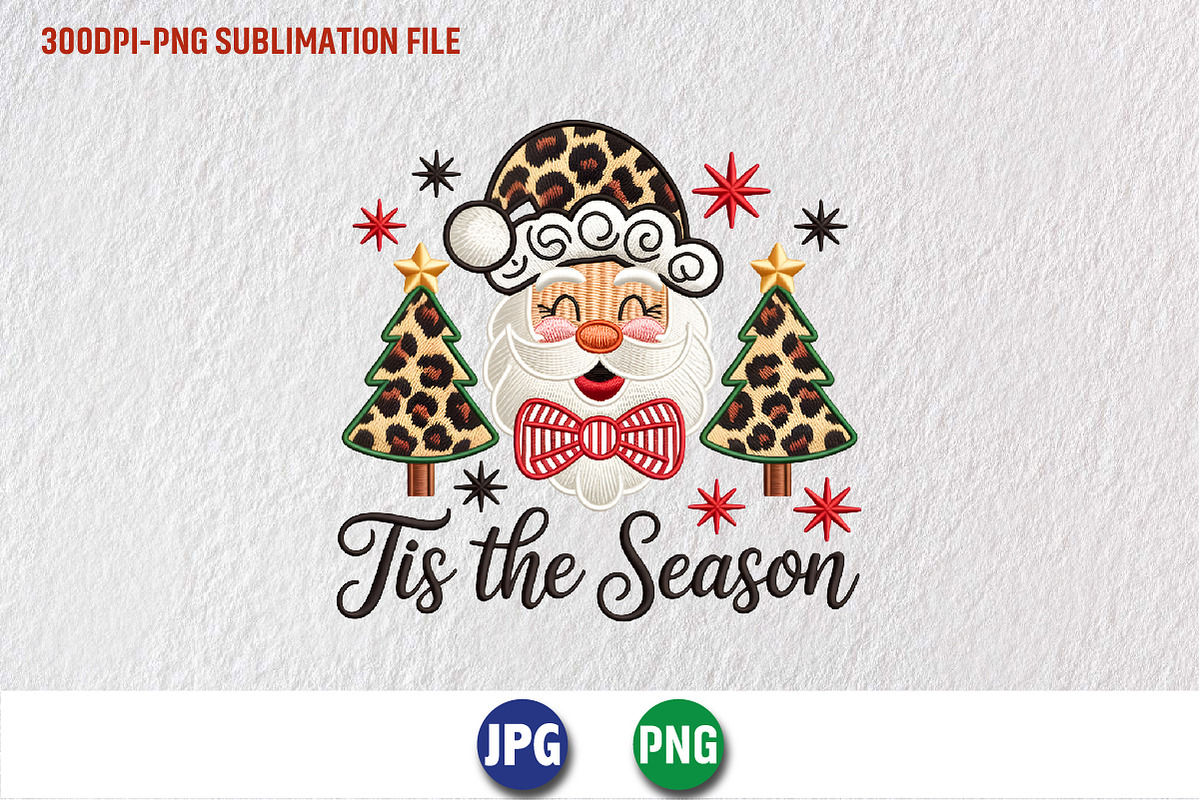 Leopard Santa Season PNG, an Object Graphic by SVGCuteShop (Photo 3 of 3)