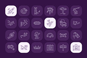 Automotive Industry Icon Set, an Outline Icon by Prosymbols (Thumbnail 5 of 7)