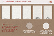 Photoshop Paper Texture Brushes, a Brush Add-On by GRANCI STUDIOS (Thumbnail 4 of 8)