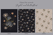 Nights & butterflies, a Pattern Graphic by DijanaDesignShop (Thumbnail 2 of 7)