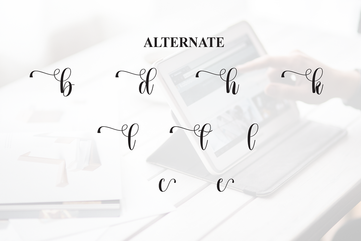 Article | Script Font, a Handwritten Font by Scratchones (Photo 8 of 9)