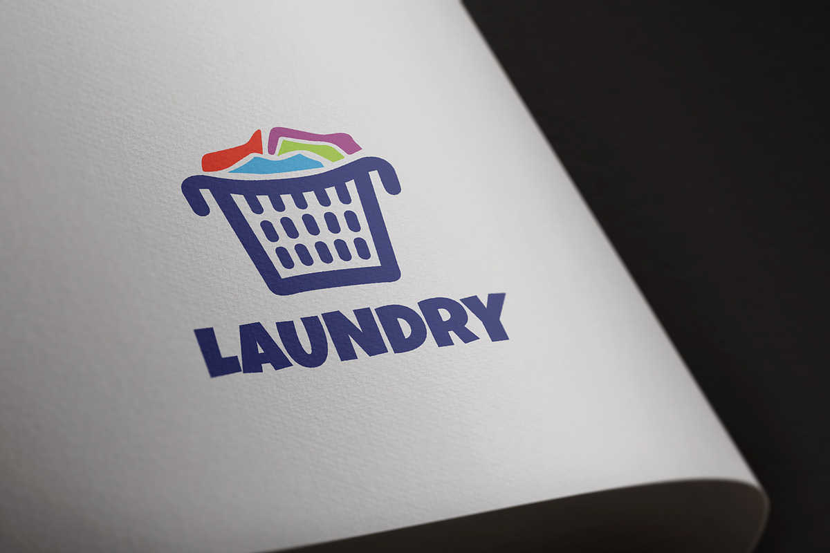Laundry Logo Template, a Branding & Logo Template by HueNestify (Photo 3 of 3)