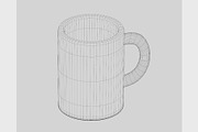 Mug 3d model, an Object 3D Model by fahad121 (Thumbnail 4 of 5)