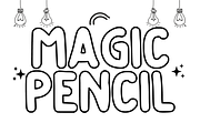 Snow Cartoon - Playful Outline Font, a Handwritten Font by KiddoGlyphs Studio (Thumbnail 2 of 5)
