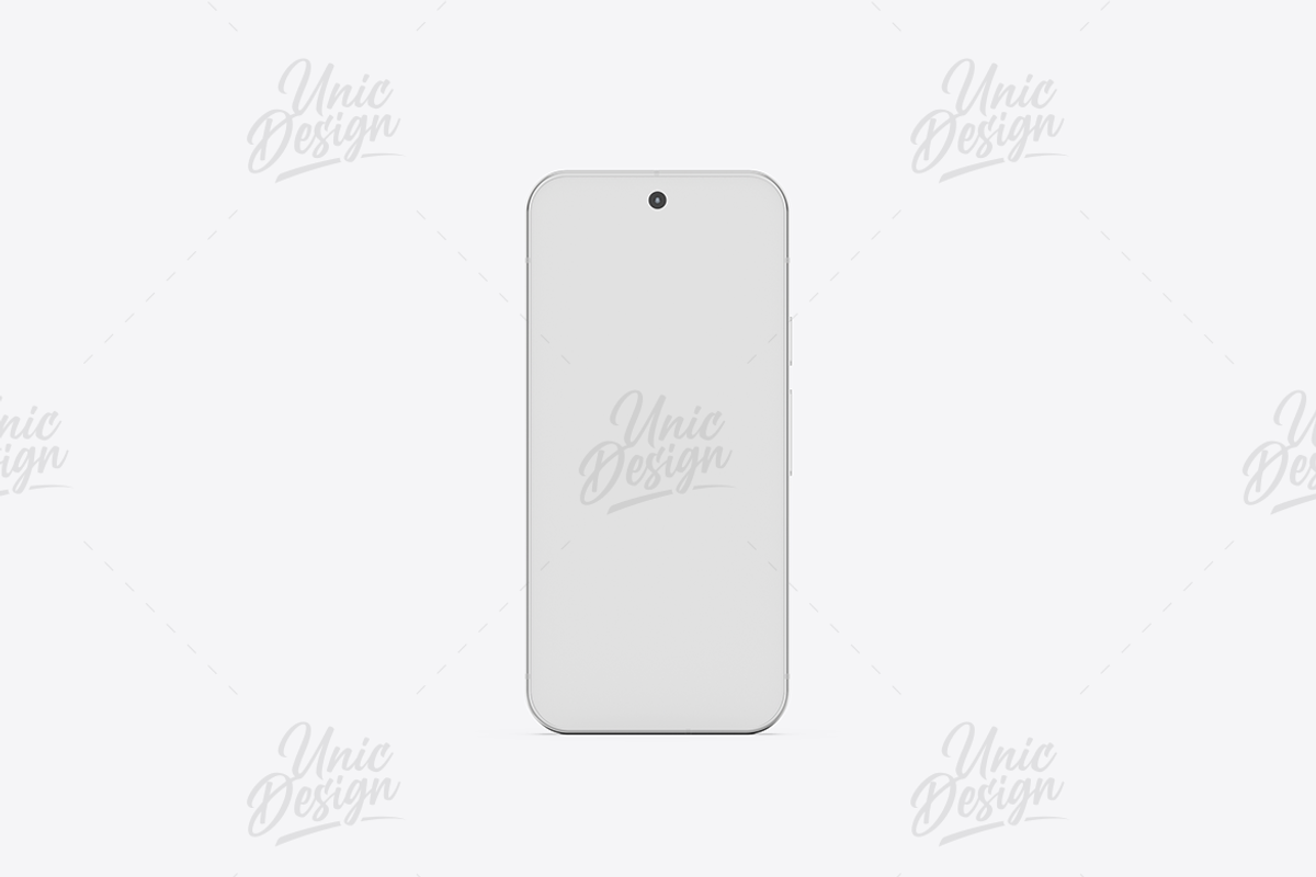 Google Pixel 9 Pro XL Phone Mockup, an Android Mockup by UnicDesign (Photo 2 of 21)
