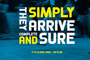 Kynetik - Bold Athletic Sans Serif, a Sans Serif Font by Brand Earth (Thumbnail 5 of 7)
