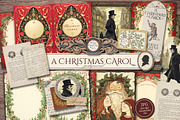 A Christmas Carol Scrapbook Kit, a Seasonal Illustration by Secret Helper (Thumbnail 1 of 8)