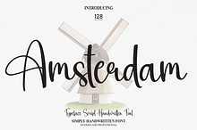 Amsterdam | Script Font