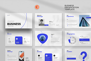 Digital Business Presentation, a Presentation Template by KreateTribe