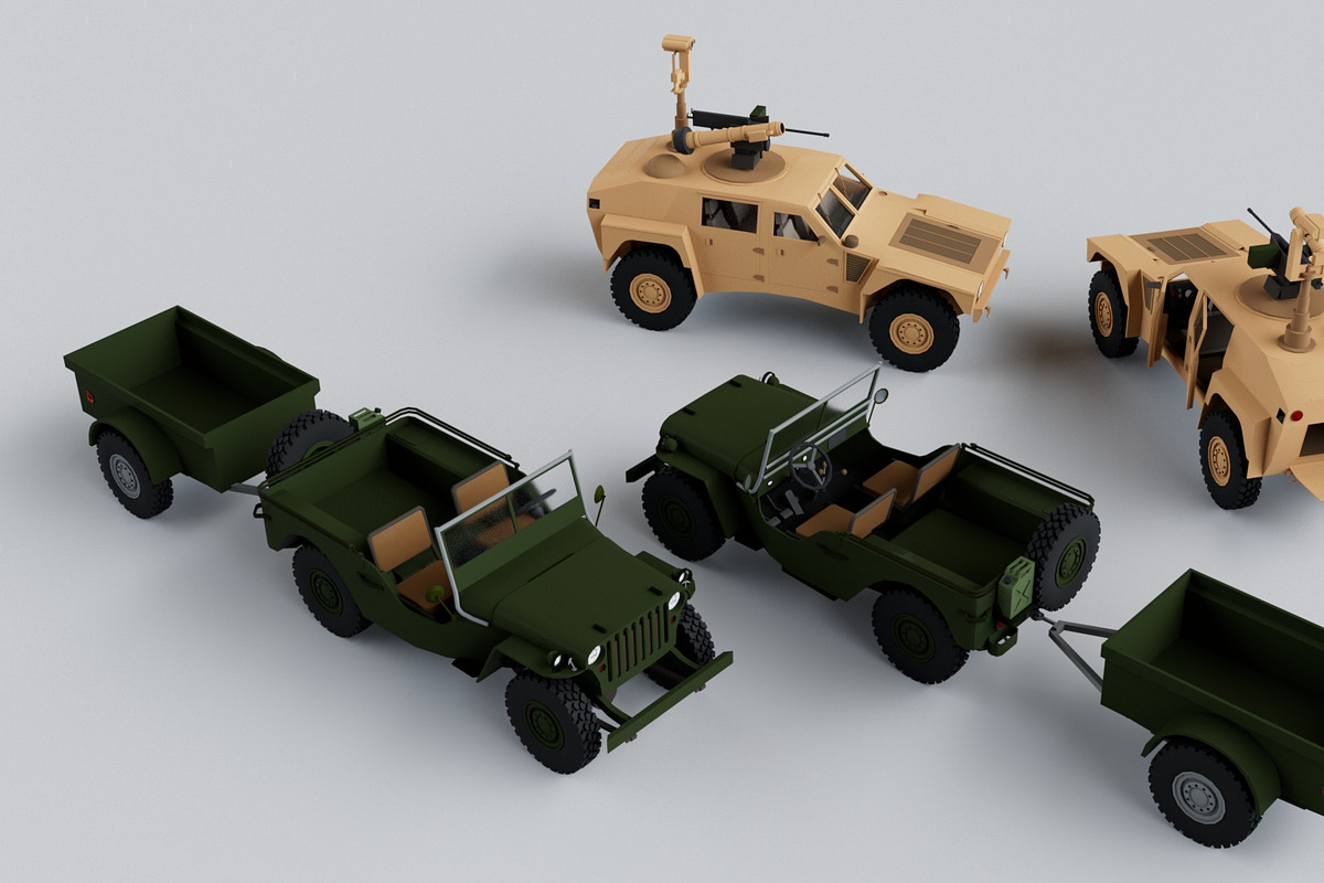 Military Mega Pack Collection 3D, an Environmental 3D Model by multimedia4ds (Photo 11 of 21)