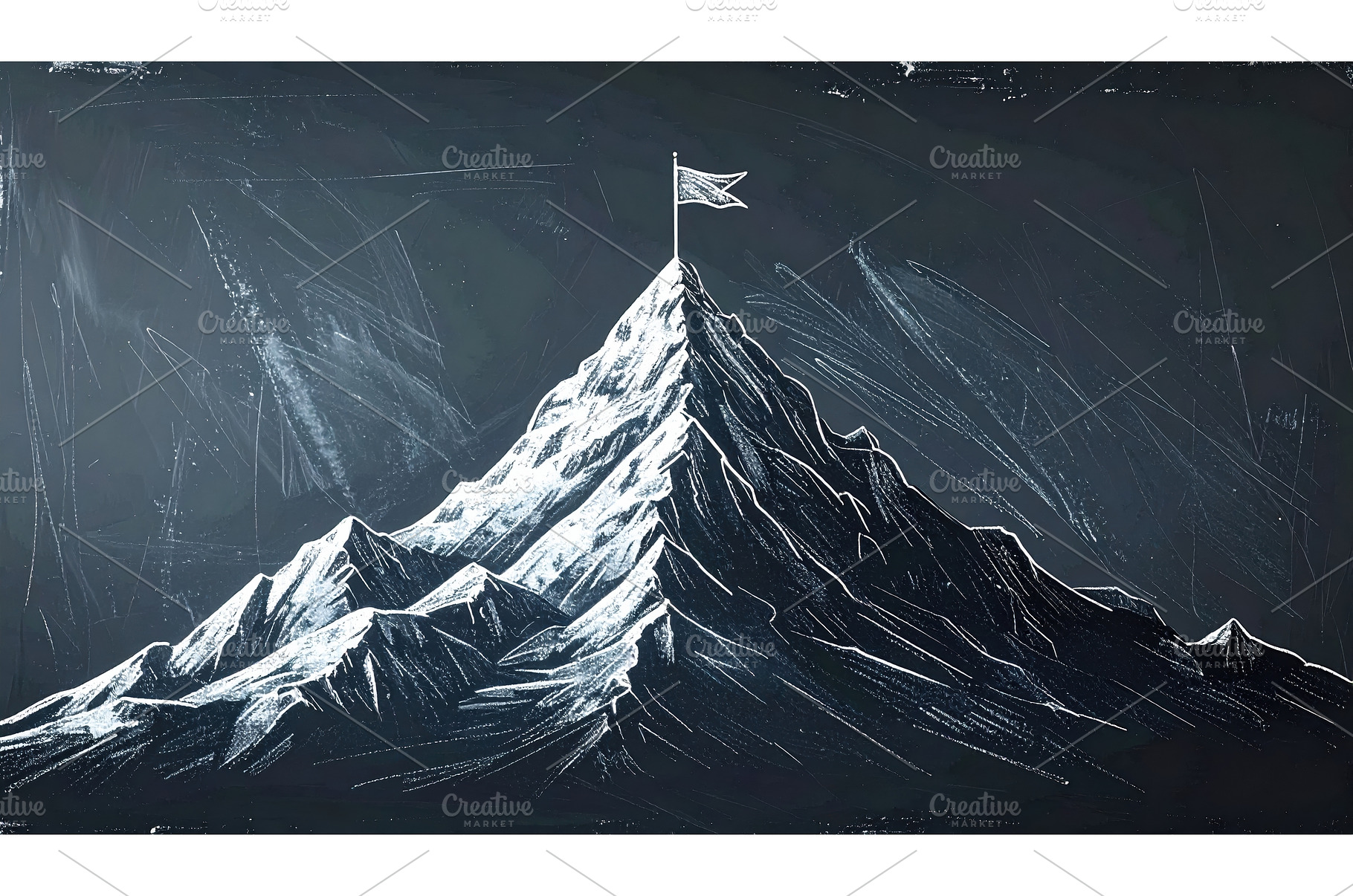 A chalk style mountain peak, a Nature Photo by Igor Tichonow