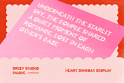 Falove - Heart Dingbat Display Font, a Symbol Font by Drizy (Thumbnail 9 of 10)