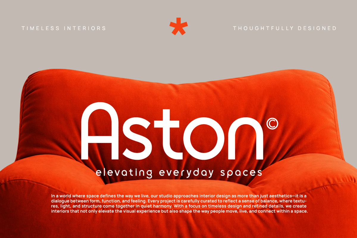 Cenura Modern Geometric Sans Font, a Sans Serif Font by Rasio Studio (Photo 5 of 9)