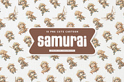 Friendly Samurai Kid Cute Cartoon, a Person Illustration by Gohsantosa (Thumbnail 2 of 4)