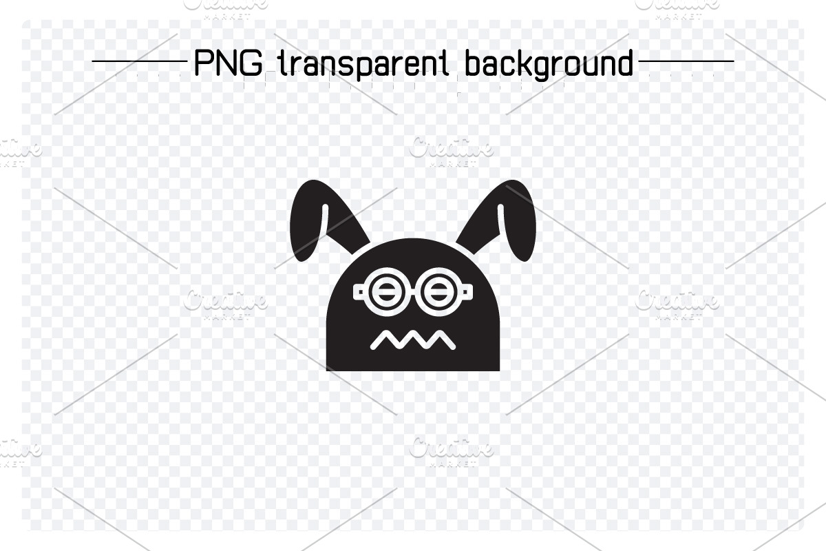 Angry and Nervous Rabbit Emojis, an Animal Illustration by Designfour (Photo 5 of 7)