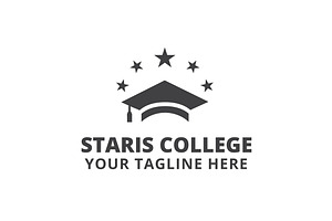 Staris College Logo Template