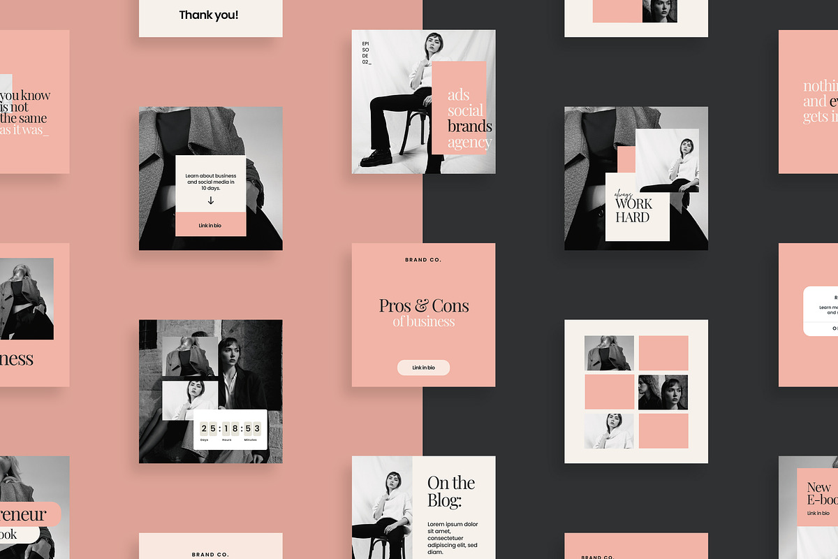 Pink | Social Media Template, a Social Media Template by Design District (Photo 11 of 16)
