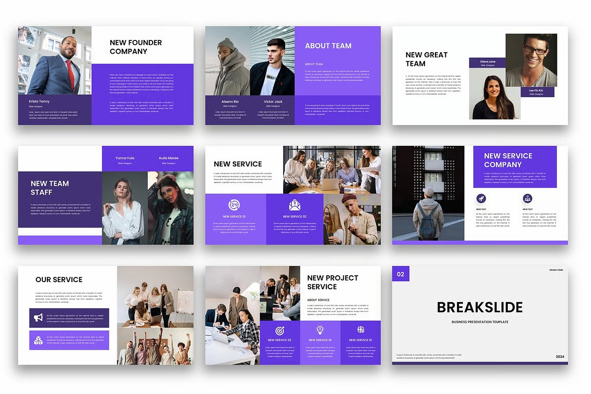 Samatta – Business Google Slide, a Presentation Template by kreatifreya (Photo 4 of 5)