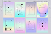 HOLOGRAPHIC Vibrant Gradient, Shapes, a Texture Graphic by Oksana Trygub (Thumbnail 11 of 16)