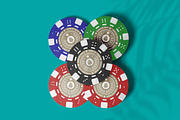 Set Casino Tokens Mockup, a Product Mockup by OneVectorStock (Thumbnail 13 of 13)