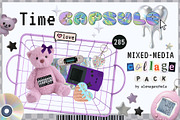Time CAPSULE Mixed-Media Collage Set, an Object Graphic by alenaganzhela (Thumbnail 1 of 10)