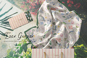 Eden Garden: Watercolor Clipart, an Object Graphic by Purple (Thumbnail 7 of 11)