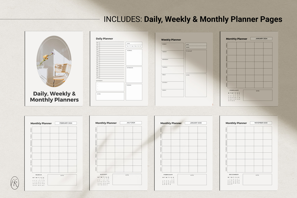ADHD Productivity Planner Canva, a Presentation Template by HelloKarla (Photo 3 of 5)