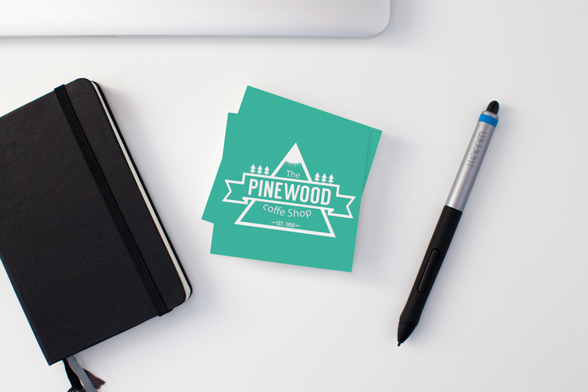 Square Business Card Mockup, a Print Template by athadi (Photo 5 of 5)