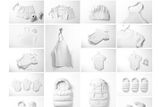 Little Fashion 2 Mockup Bundle, a Merchandise Mockup by creatsy5 (Thumbnail 5 of 38)
