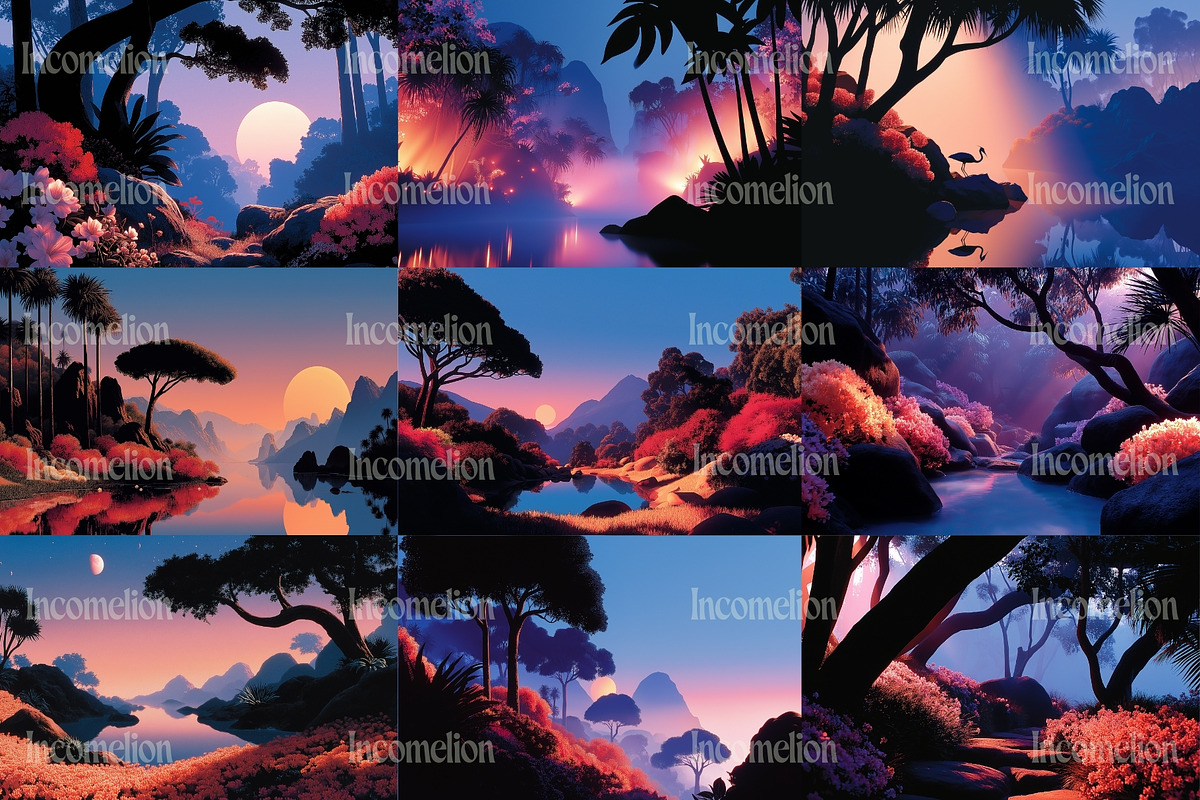 40 Garden of Eden Illustrations, a Decorative Illustration by Incomelion (Photo 2 of 12)