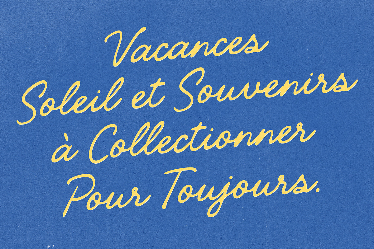 Handwritten Vintage Font For Posters, a Handwritten Font by Ayya Studio (Photo 7 of 16)