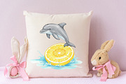 Summer Animals on Float Sublimation, an Illustration by RobertsArt (Thumbnail 7 of 7)