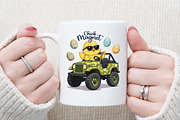 Chick Magnet PNG ,Cute Easter PNG, an Illustration by Sublimation Artist (Thumbnail 5 of 6)